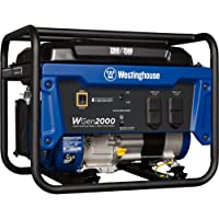 Westinghouse Outdoor Power Equipment WGen2000 Portable Generator 2000 Rated 2500 Peak Watts, Gas Powered, CARB Compliant