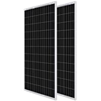 Renogy 2PCS 100 Watt Solar Panels 12 Volt Monocrystalline, High-Efficiency Module PV Power Charger for RV Battery Boat…