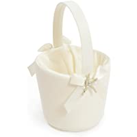 Cathy's Concepts Beach Flower Girl Basket, Ivory