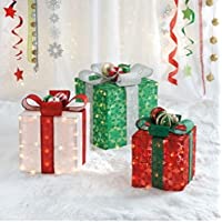 LED Gift Boxes, Set of 3