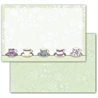 Come to Tea - Set of 10 Correspondence Greeting Cards and Envelopes