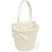 Cathy's Concepts Starlight Flower Girl Basket, Ivory