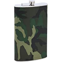 Maxam Drinkware Enormous Stainless Steel Flask with Camo Wrap, 1 gallon