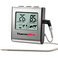 Instant Read Meat Thermometer for Cooking, Fast & Precise Digital Food Thermometer with Backlight, Magnet, Calibration…