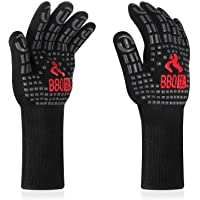 BBQGO Grill BBQ Gloves, 932℉ Heat Resistant Gloves for Cooking, BBQ Oven Gloves, Cooking Barbecue Gloves for Barbecue…