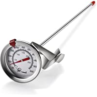 KT THERMO Deep Fry Thermometer With Instant Read,Dial Thermometer,12" Stainless Steel Stem Meat Cooking Thermometer,Best…