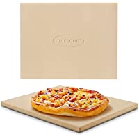 Unicook Heavy Duty Cordierite Pizza Stone, Baking Stone for Bread, Pizza Pan for Oven and Grill, Thermal Shock Resistant…