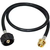 DozyAnt 4 Feet Propane Adapter Hose 1 lb to 20 lb Converter Replacement for QCC1/Type1 Tank Connects 1 LB Bulk Portable…