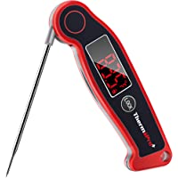 ThermoPro TP19 Waterproof Digital Meat Thermometer for Grilling with Ambidextrous Backlit & Thermocouple Instant Read…
