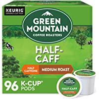 Green Mountain Coffee Roasters Half Caff, Single-Serve Keurig K-Cup Pods, Medium Roast Coffee, 96 Count