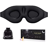 MZOO Sleep Eye Mask for Men Women, 3D Contoured Cup Sleeping Mask & Blindfold, Concave Molded Night Sleep Mask, Block…