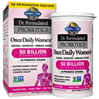 Garden of Life Dr. Formulated Probiotics for Women, Once Daily Women’s Probiotics 50 Billion CFU Guaranteed and…