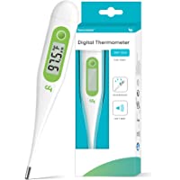Thermometer for Adults, Oral Thermometer for Fever, Medical Thermometer with Fever Alert, Memory Recall, C/F Switchable…