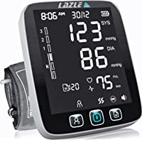 ALL NEW 2022 LAZLE Blood Pressure Monitor - Automatic Upper Arm Machine & Accurate Adjustable Digital BP Cuff Kit…