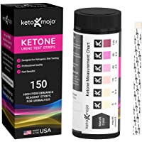 150 Ketone Test Strips with Free Keto Guide eBook & Free APP. Urine Test for Ketosis on Ketogenic & Low-Carb Diets…