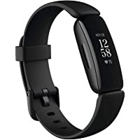 Fitbit Inspire 2 Health & Fitness Tracker with a Free 1-Year Fitbit Premium Trial, 24/7 Heart Rate, Black/Black, One…