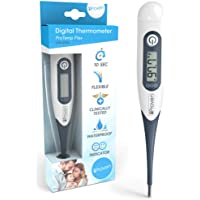 iProven Oral Thermometer, Measures in 10 Seconds with Flexible tip and Fever Alarm, Digital Medical Thermometer for…