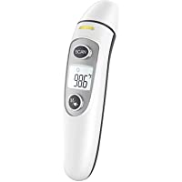Goodbaby Baby Thermometer, Forehead and Ear Thermometer with Fever Alarm and Memory Function, Ideal for Babies, Adults…