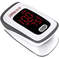 Fingertip Pulse Oximeter, Blood Oxygen Saturation Monitor (SpO2) with Pulse Rate Measurements and Pulse Bar Graph…