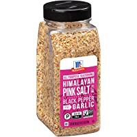 McCormick Himalayan Pink Salt with Black Pepper and Garlic All Purpose Seasoning, 18.5 oz
