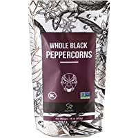 Soeos Whole Black Peppercorns 16 oz, whole peppercorn , NON-GMO Verified, Kosher, Grade AAA, Vacuum Sealed Package to…