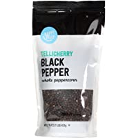 Amazon Brand - Happy Belly Tellicherry Black Pepper, Whole Peppercorn, 16 Ounces