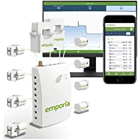 Emporia Smart Home Energy Monitor with 8 50A Circuit Level Sensors | Real Time Electricity Monitor/Meter | Solar/Net…