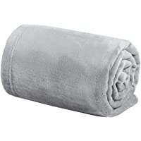 Bedsure Fleece Baby Blankets Swaddle Blanket Unisex for Boys, Girls, Kids, Toddler, Infant, Newborn, 30x40 inches, Light…