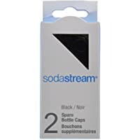 SodaStream Bottle Caps, Black, 2-Pack