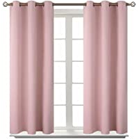 BGment Blackout Curtains for Bedroom - Grommet Thermal Insulated Room Darkening Curtains for Living Room, Set of 2…