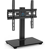 PERLESMITH Universal TV Stand - Table Top TV Stand for 37-55 inch LCD LED TVs - Height Adjustable TV Base Stand with…
