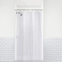 LiBa PEVA 8G Bathroom Small Shower Stall Curtain Liner, 36" W x 72" H Narrow Size, Clear, 8G Heavy Duty Waterproof…
