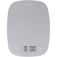 GreaterGoods Digital Food Kitchen Scale, Multifunction Scale Measures in Grams and Ounces (Ash Grey)
