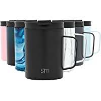 Simple Modern Coffee Mug Insulated Cup with Handle Scout Stainless Steel Travel Tumbler with Lid for Women, Men, 12oz…