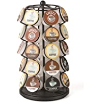 Nifty Coffee Pod Carousel – Compatible with K-Cups, 35 Pod Pack Storage, Spins 360-Degrees, Lazy Susan Platform, Modern…