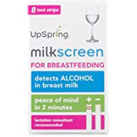 Upspring Milkscreen Test Strips Detect Alcohol in Breast Milk | at-Home Test for Breastfeeding Moms | Best Selling…