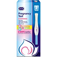 David 3 HCG Pregnancy Test Midstream Sticks and 3 Test Strips with 3 Free Urine Cups Individually-Sealed Combo Pack…