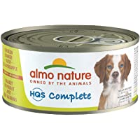 Almo Nature HQS Complete, Grain Free Natural, Wet Dog Food, Shredded Cuts Preserved in a Tasty gravy (Pack of 24 x 5.5…