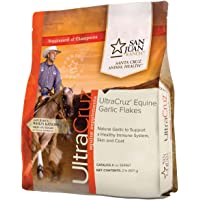 UltraCruz Equine Garlic Flakes Supplement for Horses, 2 lb (90 Day Supply)