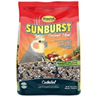 Higgins Sunburst Gourmet Parrot Food Mix, 3 lb. Bag, with Assorted Fruits & Veggies, Fast Delivery, by Just Jak's Pet…
