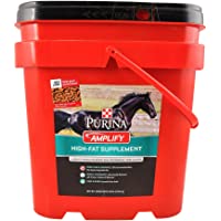 Purina Amplify | High-Fat Horse Supplement | Diet Enrichment Nuggets - 25 Pound (25 LB) Bag