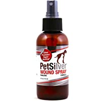 PetSilver Wound Spray with Chelated Silver, Made in USA, Vet Formulated, All Natural Pain Free Formula, Relief for Hot…