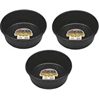 (3 Pack) Miller Manufacturing HP-2 4-Quart Rubber Feed Pans