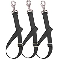 Loaged Adjustable Nylon Bucket Strap （3 Pack）- for Hay Nets, Water Buckets, Hanging Strap,Horse Outdoor Feeders,Heavy…