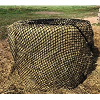 Tech Equestrian (4x5 KNOTLESS HEAVYDUTY 4-5mm Thick Round Bale Slow Feed Hay Net (4x5)