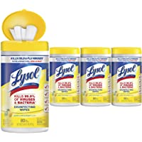 Lysol Disinfectant Wipes, Multi-Surface Antibacterial Cleaning Wipes, For Disinfecting and Cleaning, Lemon and Lime…
