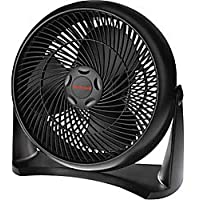 Honeywell HT-908 TurboForce Room Air Circulator Fan, Medium, Black –Quiet Personal Fanfor Home or Office, 3 Speeds and…