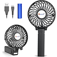 VersionTECH. Mini Handheld Fan, USB Desk Fan, Small Personal Portable Table Fan with USB Rechargeable Battery Operated…