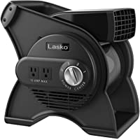 Lasko U12104 High Velocity Pro Pivoting Utility Fan for Cooling, Ventilating, Exhausting and Drying at Home, Job Site…