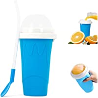 Slushie Maker Cup, Magic Quick Frozen Smoothies Cup Cooling Cup Double Layer Squeeze Cup Slushy Maker, Homemade Ice…